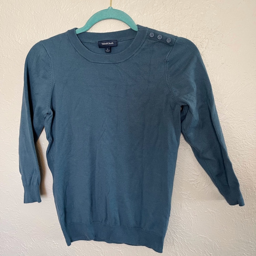 ModCloth Blue Sweater